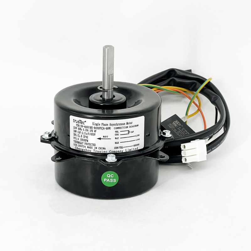 39W 1550RPM 220V Indoor Fan Motor for Air Conditioner Single Phase Permanent Split Capacitor